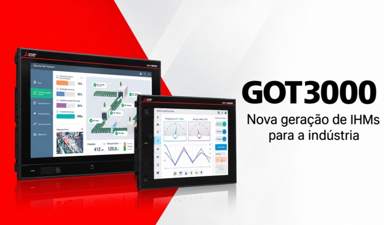 Mitsubishi Electric apresenta a nova IHM GOT3000 para automação industrial